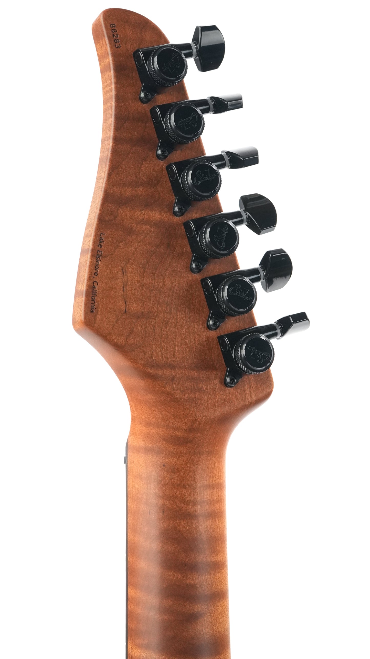Suhr Modern Custum Waterfall Burl Maple Faded Trans Green Burst
