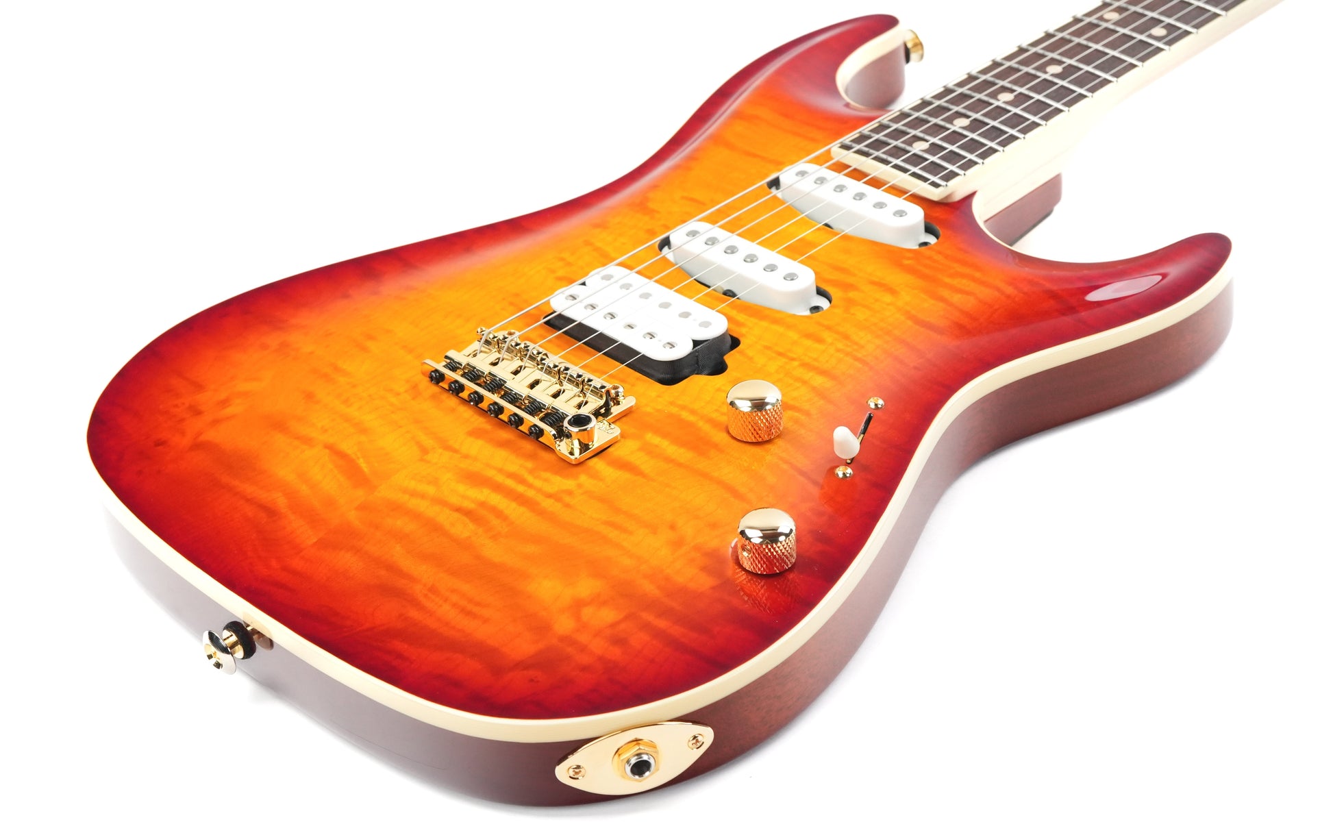 Suhr Standard Custom Carve Top Aged Cherry Burst