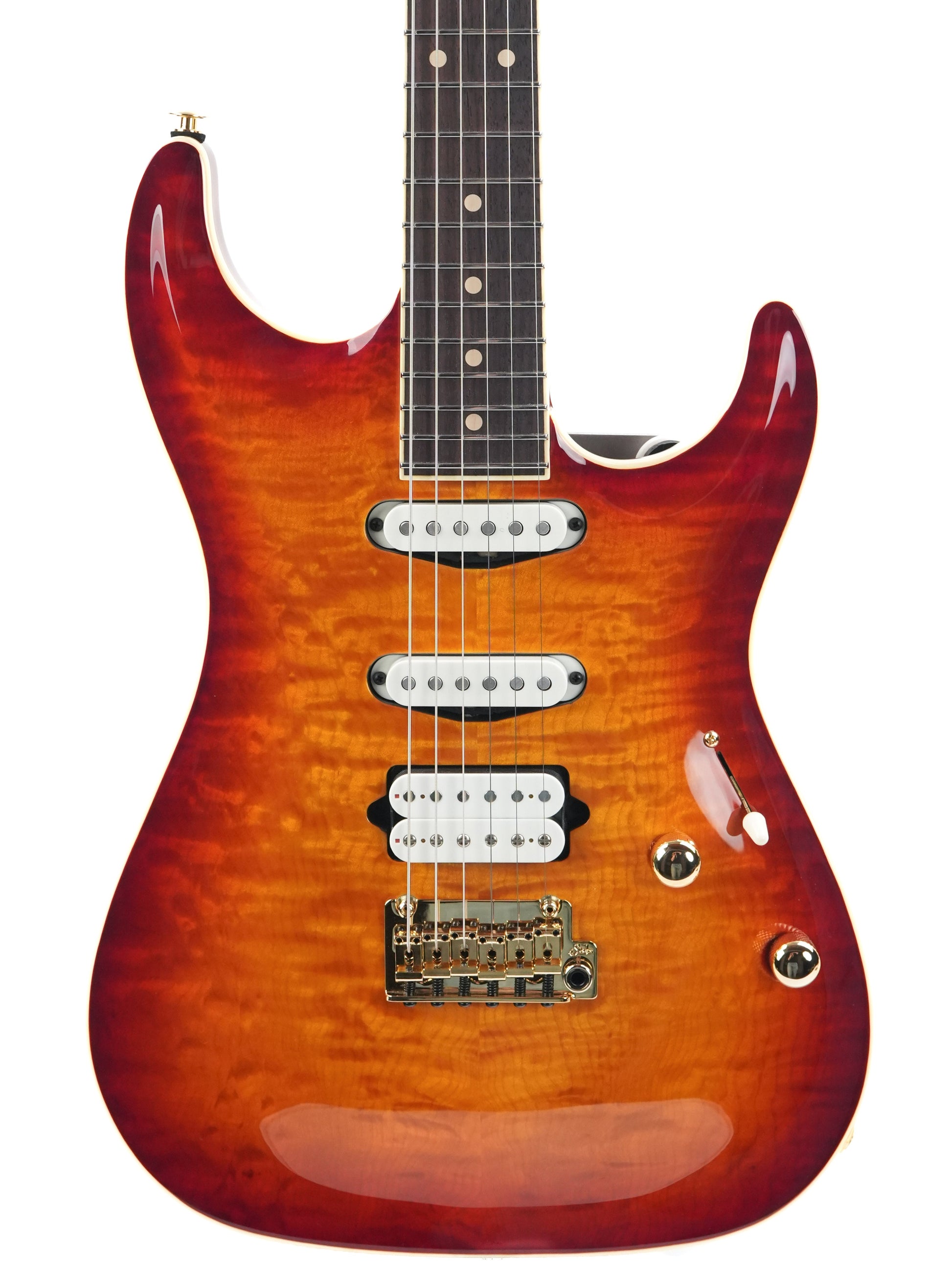 Suhr Standard Custom Carve Top Aged Cherry Burst