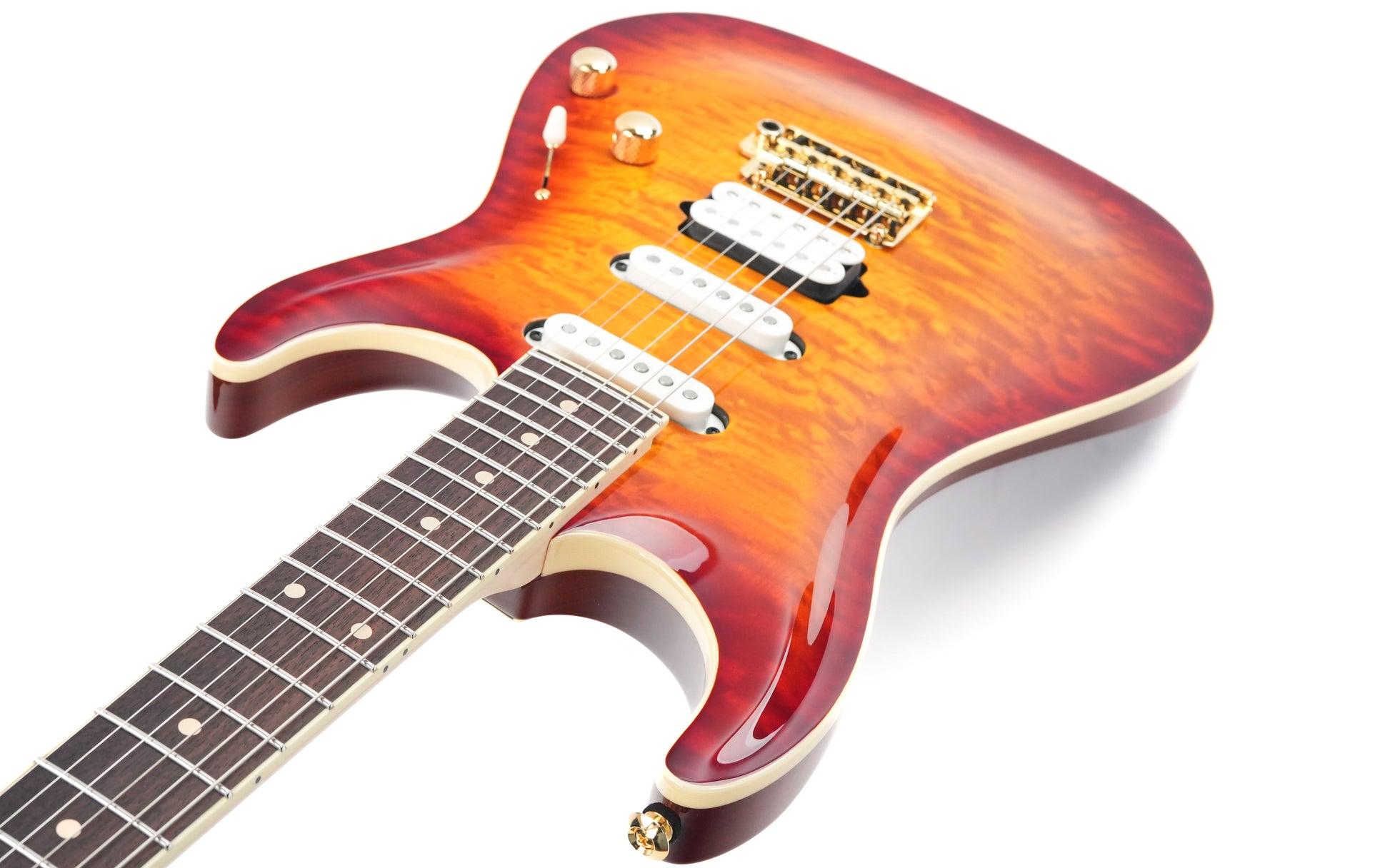Suhr Standard Custom Carve Top Aged Cherry Burst