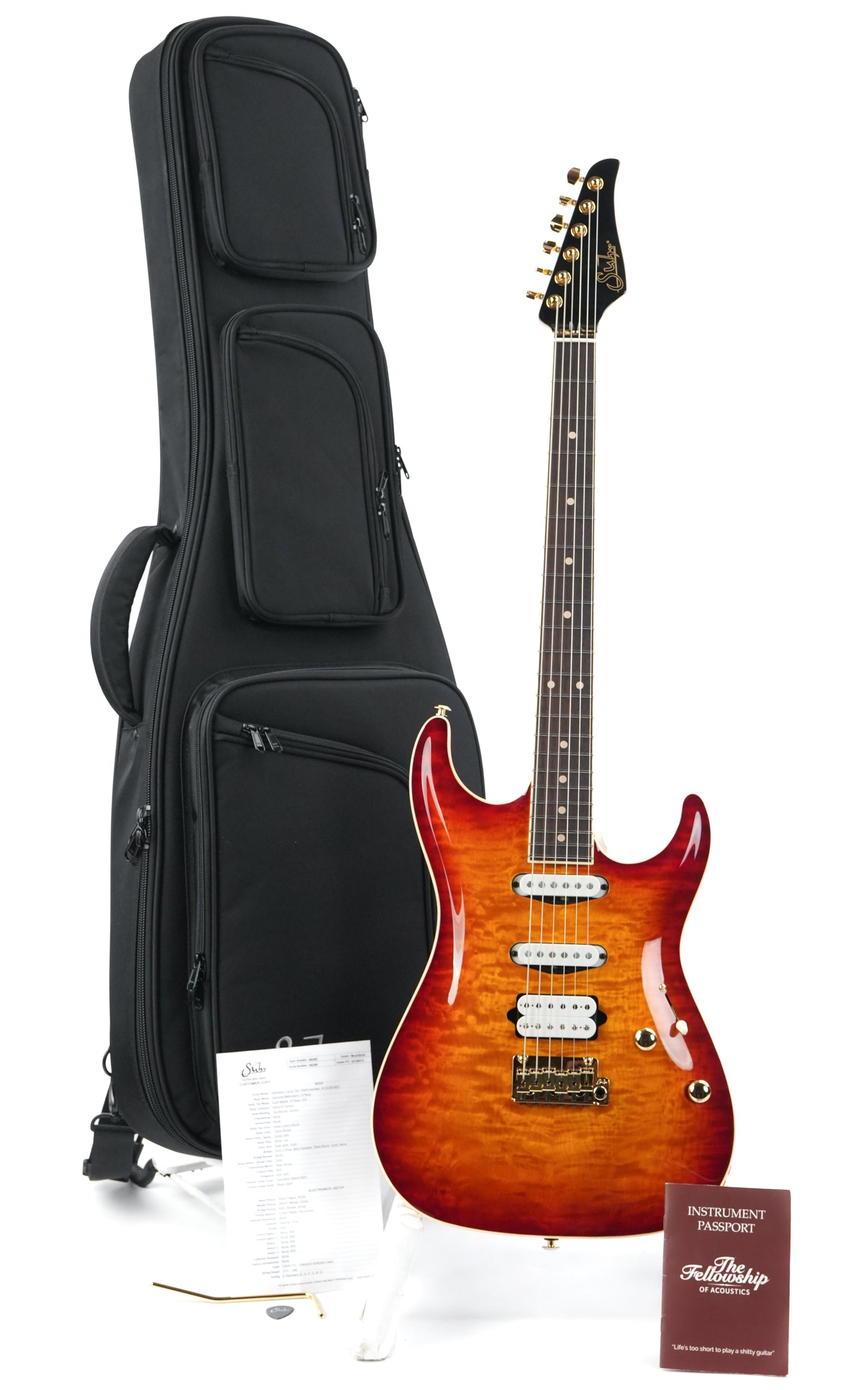 Suhr Standard Custom Carve Top Aged Cherry Burst