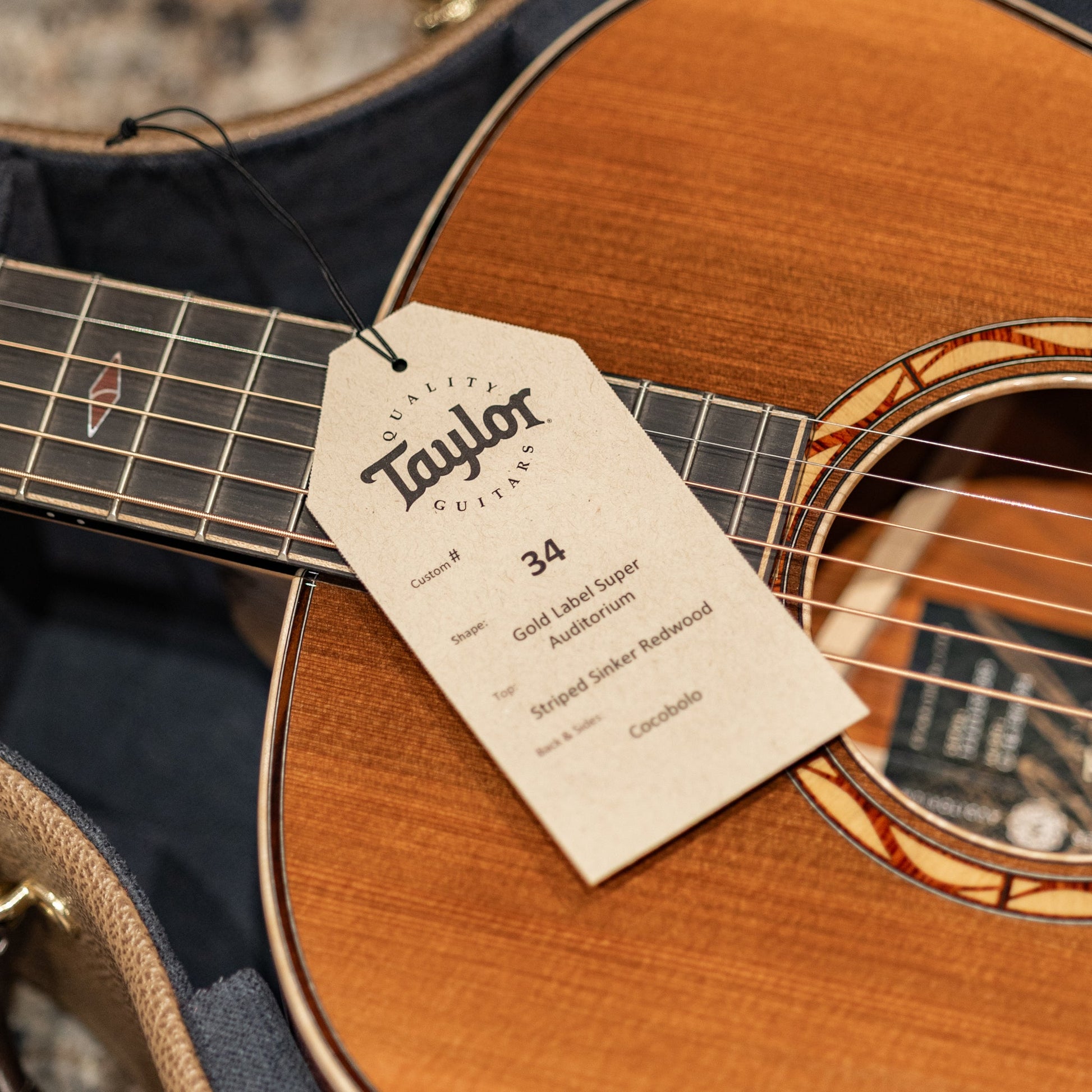 Taylor Custom Catch #34 -C14e Stripy Sinker Redwood/Cocobolo 2026