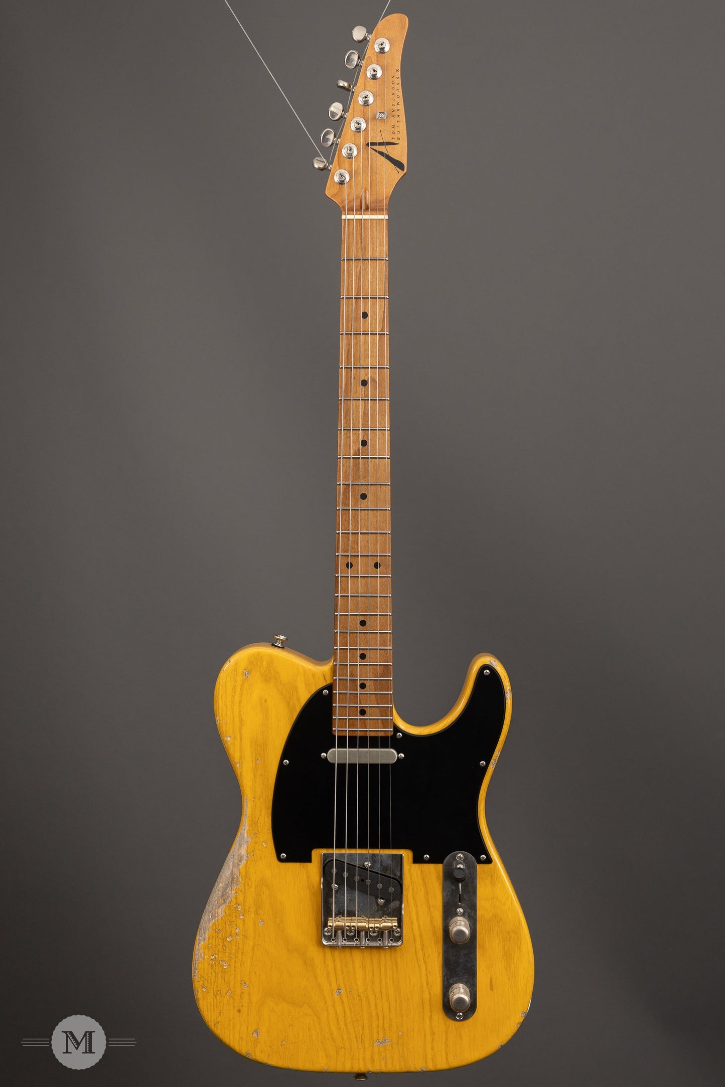 Tom Anderson Guitars - T Icon - In Distress Level 3 Translucent Butterscotch