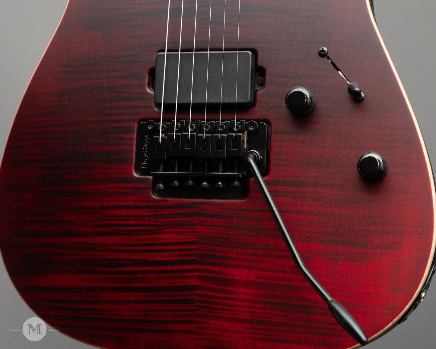 Tom Anderson Electric Guitars - Angel - Satin Cajun Red Reverse Surf with Binding