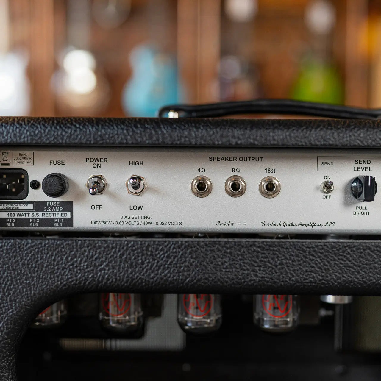 Two-Rock TS1 Tone Secret 100/50 Watt Head - Black Bronco