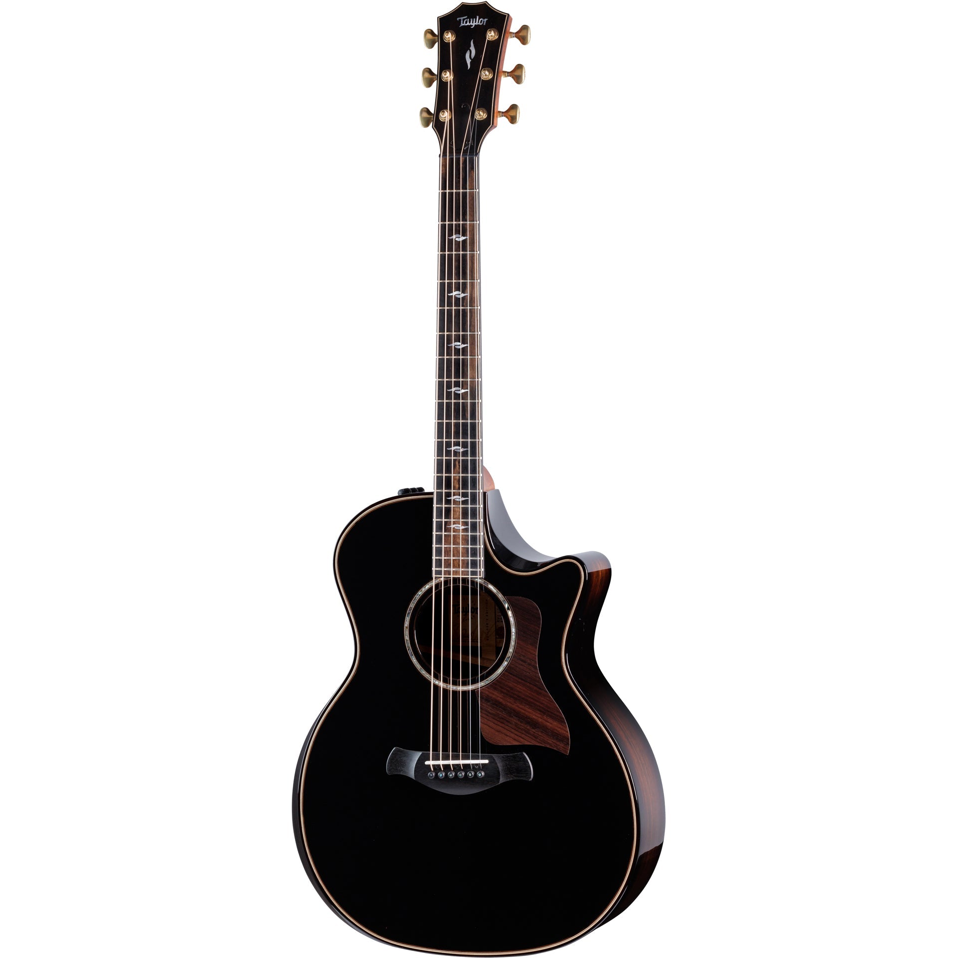 Taylor 814ce Builder’s Edition Acoustic Electric Guitar, Blacktop