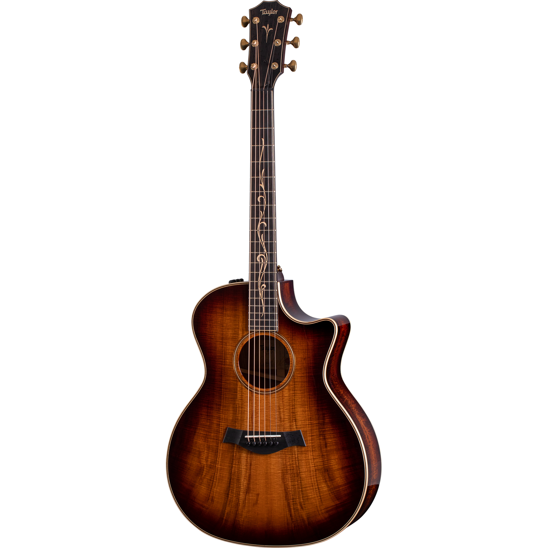 Taylor K24ce All Koa Grand Auditorium Acoustic Electric Guitar, Shaded Edgeburst