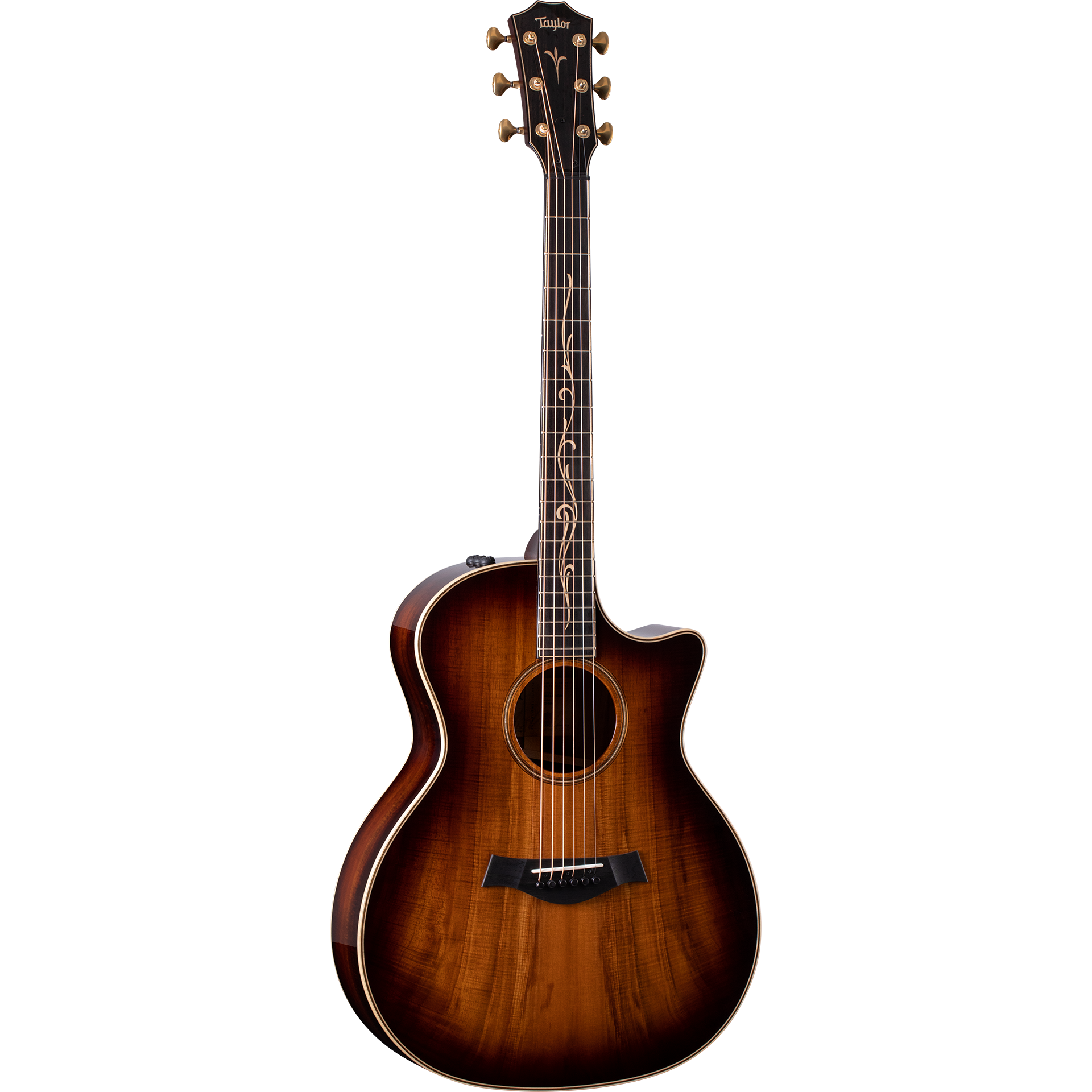 Taylor K24ce All Koa Grand Auditorium Acoustic Electric Guitar, Shaded Edgeburst
