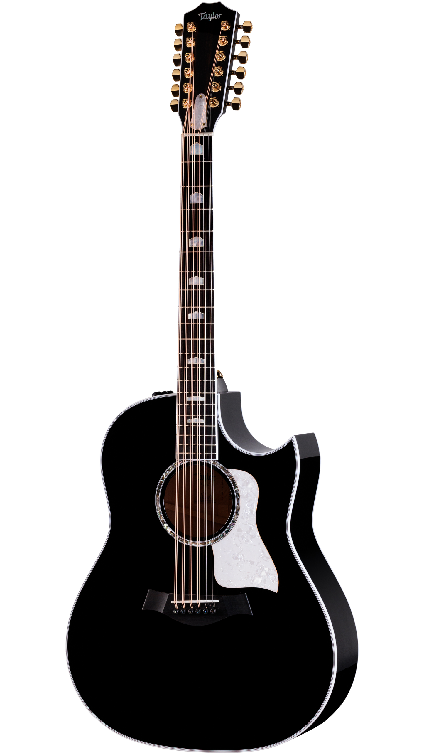 Taylor Somos 657ce Doce Doble 12-string Black w/case