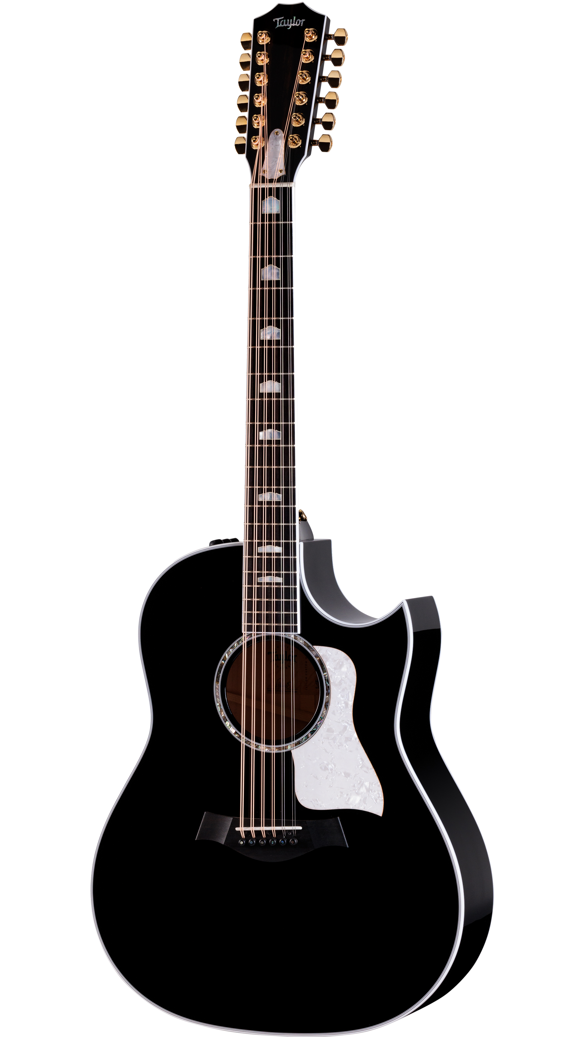 Taylor Somos 657ce Doce Doble 12-string Black w/case