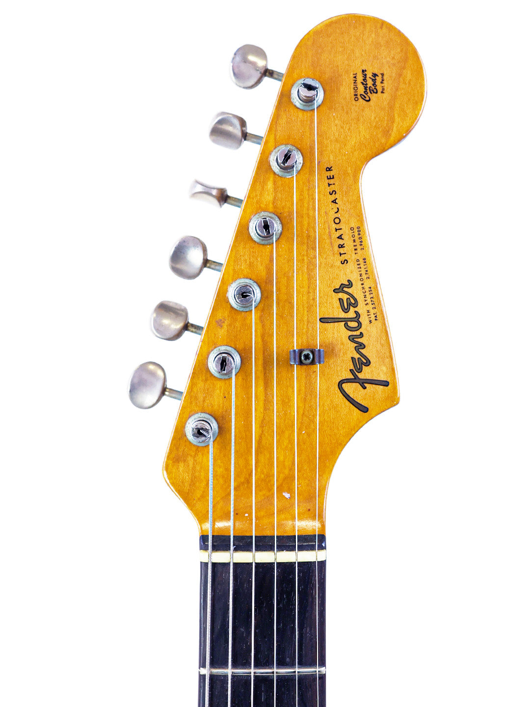 SOLD - Fender L-Series Stratocaster Black Factory Refin - USA 1963