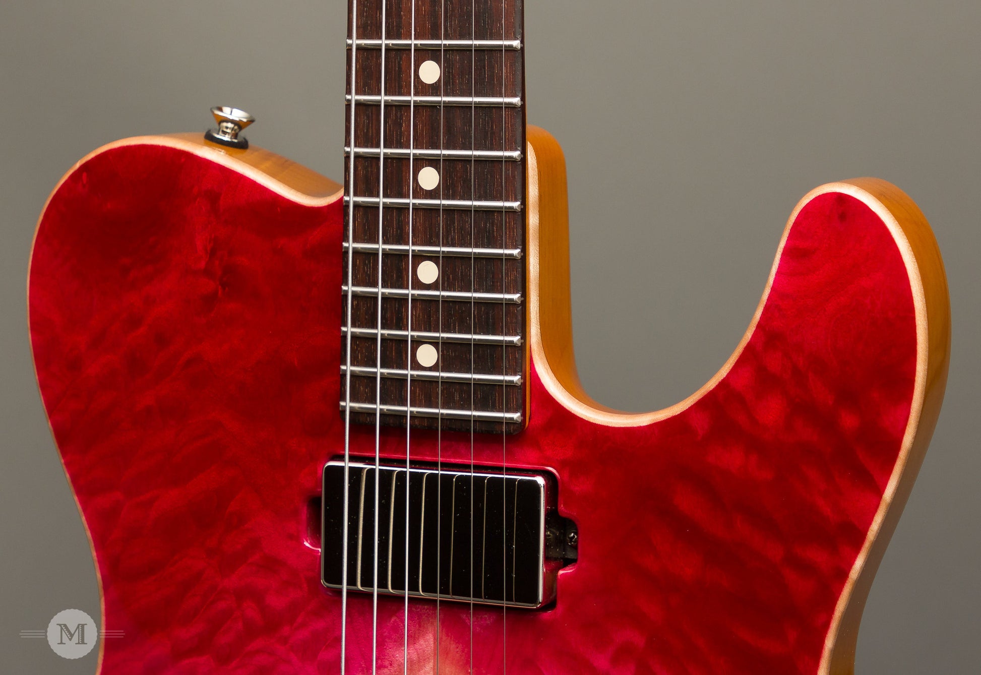 Tom Anderson Guitars - Top T - Shorty Hollow - Strawberry Shortcake - WakeSurf With Binding