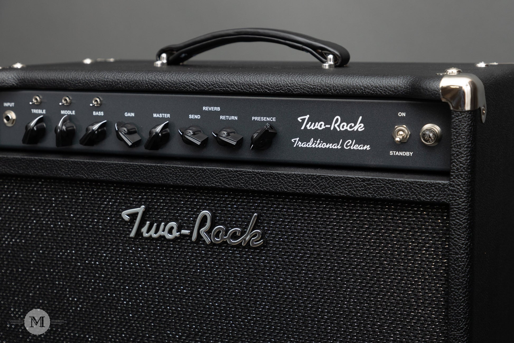 Two-Rock Amplifiers - Traditional Clean 40/20 Watt Combo - Black Chassis - Black Tolex w/Black Sparkle Matrix Cloth