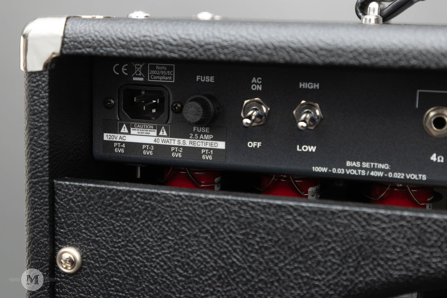 Two-Rock Amplifiers - Traditional Clean 40/20 Watt Combo - Black Chassis - Black Tolex w/Black Sparkle Matrix Cloth