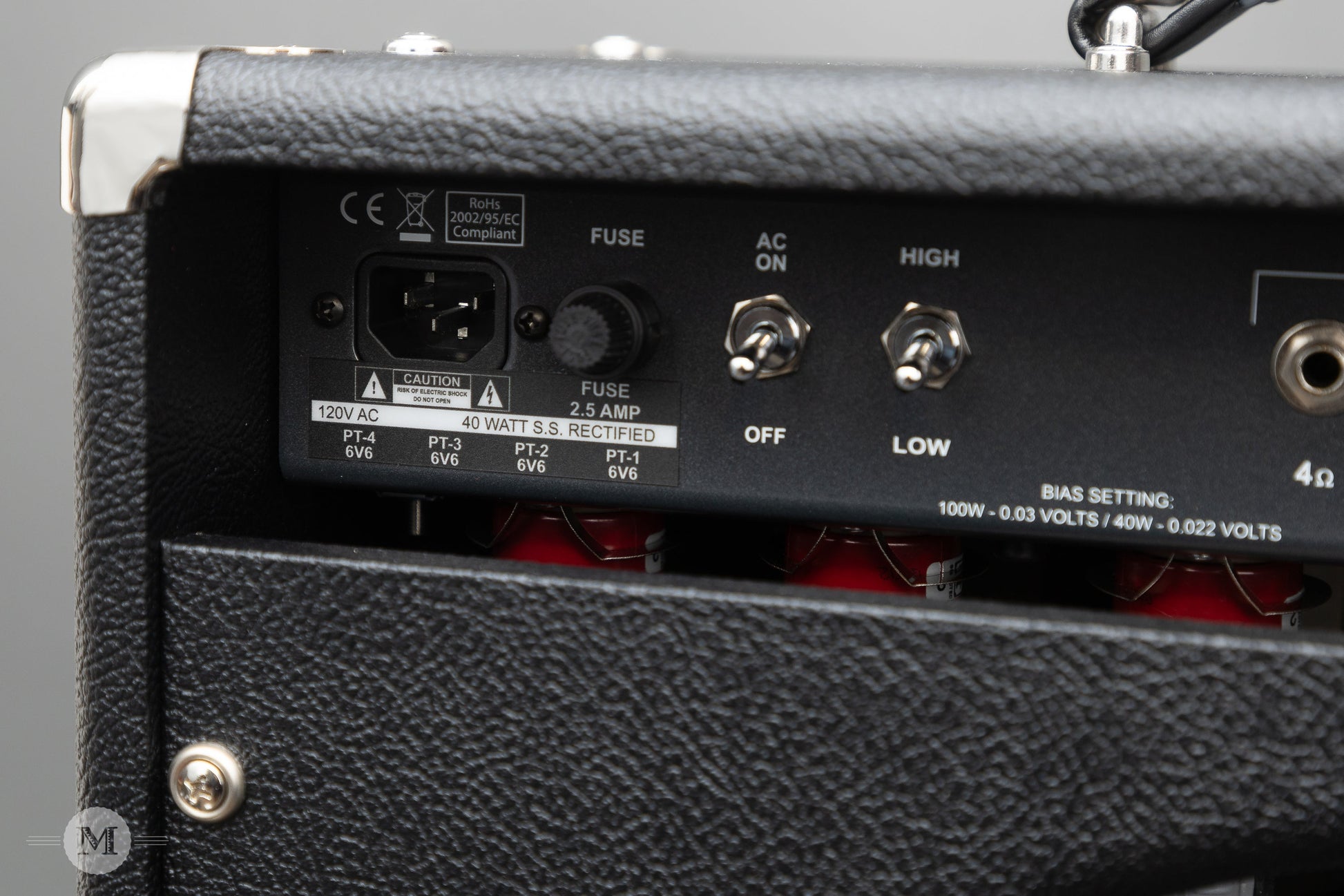 Two-Rock Amplifiers - Traditional Clean 40/20 Watt Combo - Black Chassis - Black Tolex w/Black Sparkle Matrix Cloth