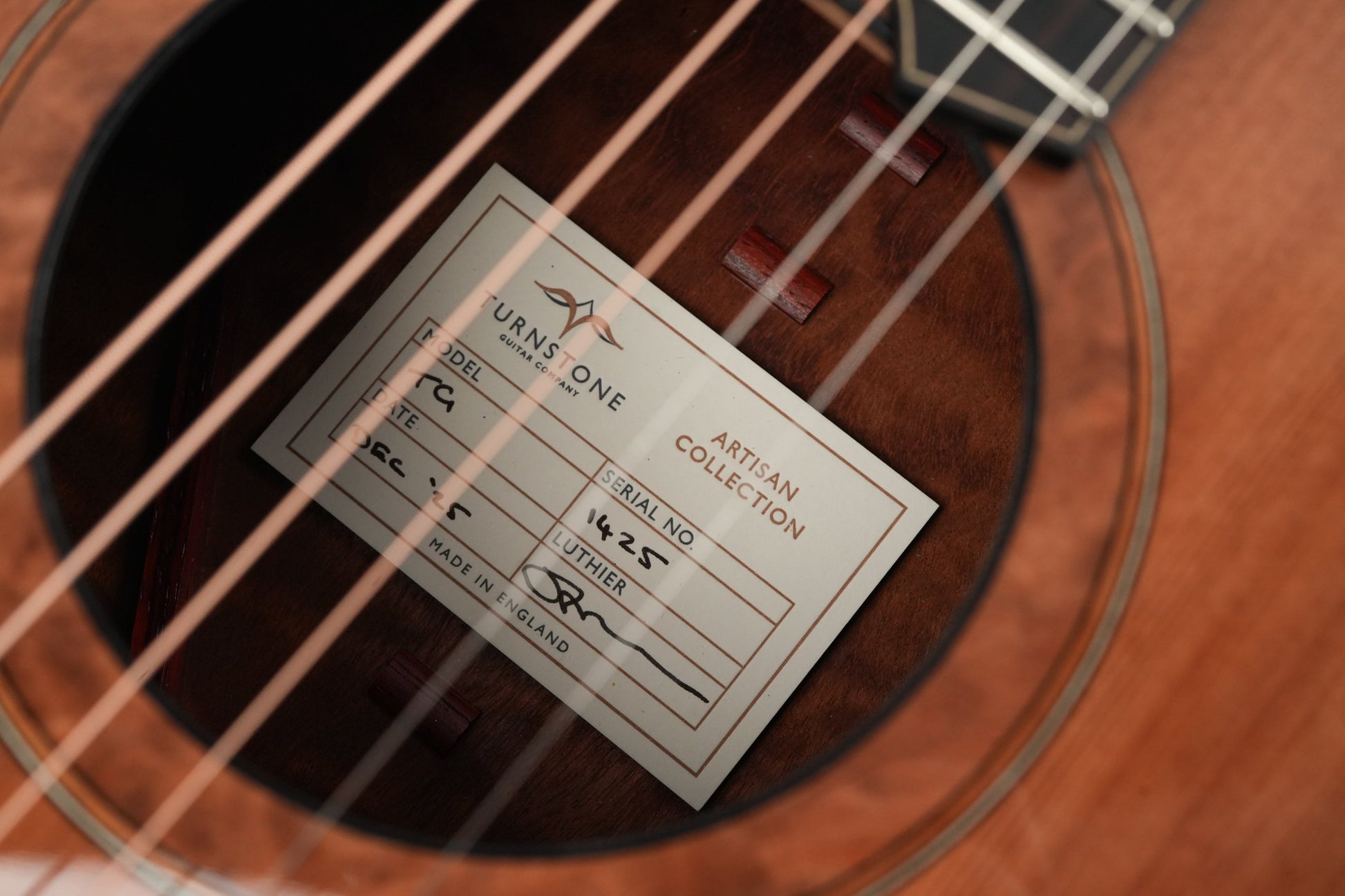Turnstone TG Custom Quilted Sapele Redwood