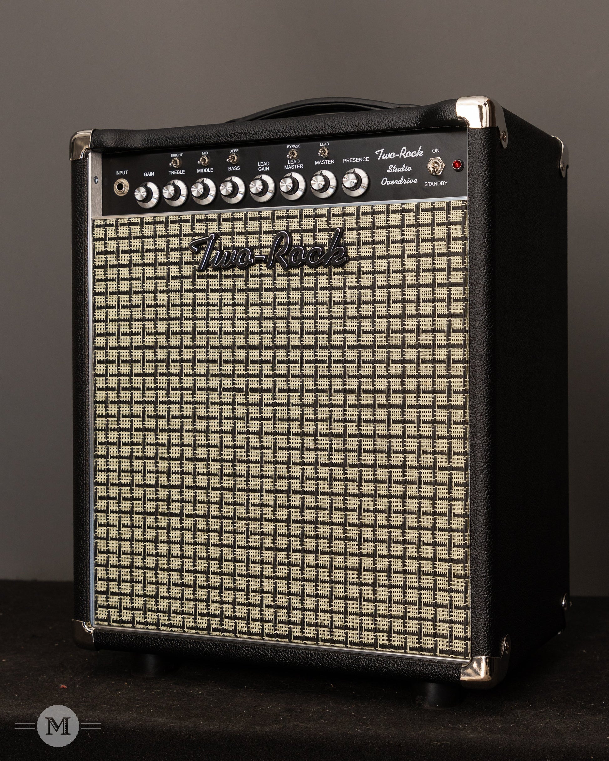 Two-Rock Amplifiers - Studio Overdrive (Black Chassis) 1x12 Combo - Black Bronco w/ Large Check Cloth
