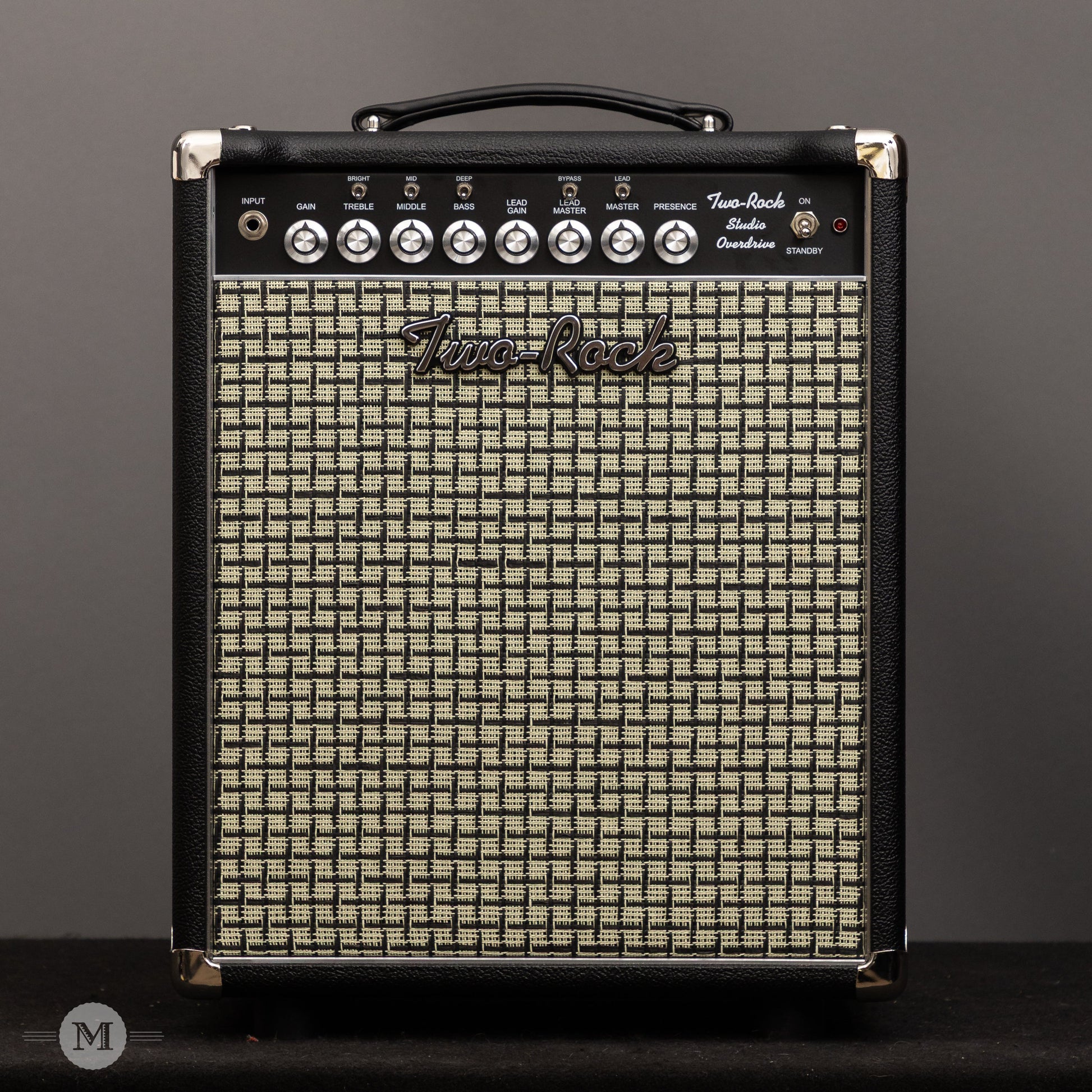 Two-Rock Amplifiers - Studio Overdrive (Black Chassis) 1x12 Combo - Black Bronco w/ Large Check Cloth