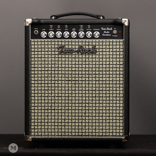 Two-Rock Amplifiers - Studio Overdrive (Black Chassis) 1x12 Combo - Black Bronco w/ Large Check Cloth
