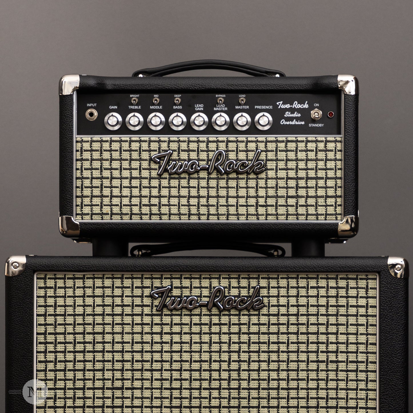 Two-Rock Amplifiers - Studio Overdrive Head (Black Chassis) and 1x12 Cab - Black Bronco w/ Large Check Cloth