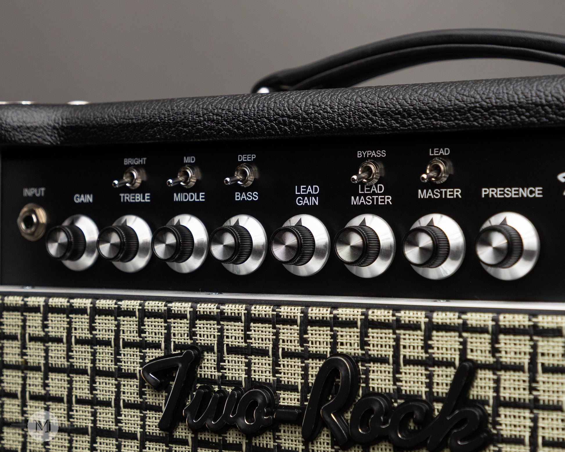 Two-Rock Amplifiers - Studio Overdrive Head (Black Chassis) and 1x12 Cab - Black Bronco w/ Large Check Cloth