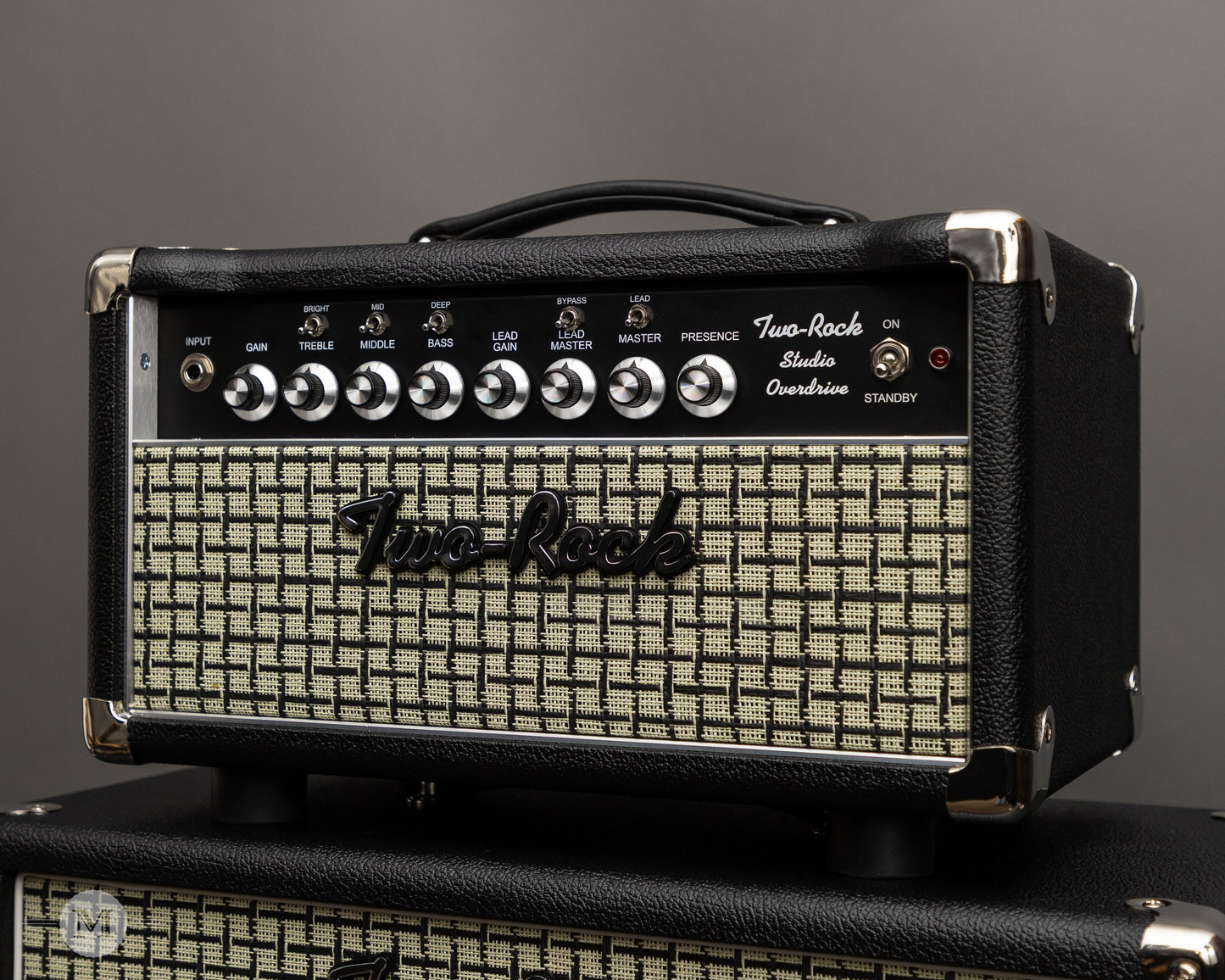 Two-Rock Amplifiers - Studio Overdrive Head (Black Chassis) and 1x12 Cab - Black Bronco w/ Large Check Cloth