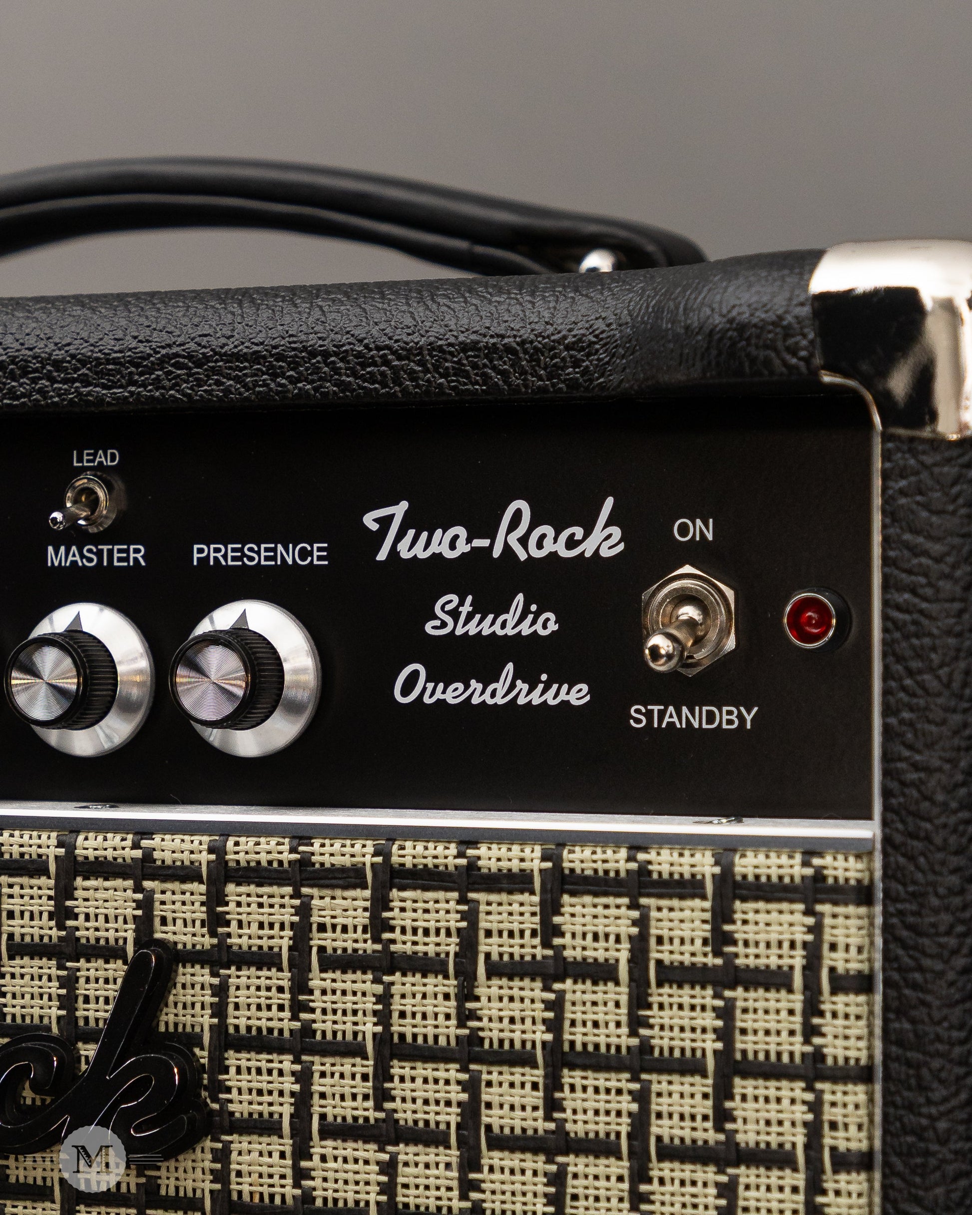 Two-Rock Amplifiers - Studio Overdrive Head (Black Chassis) and 1x12 Cab - Black Bronco w/ Large Check Cloth