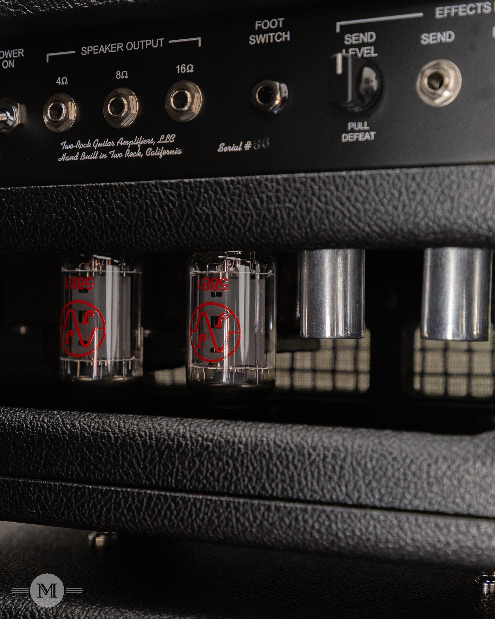 Two-Rock Amplifiers - Studio Overdrive Head (Black Chassis) and 1x12 Cab - Black Bronco w/ Large Check Cloth