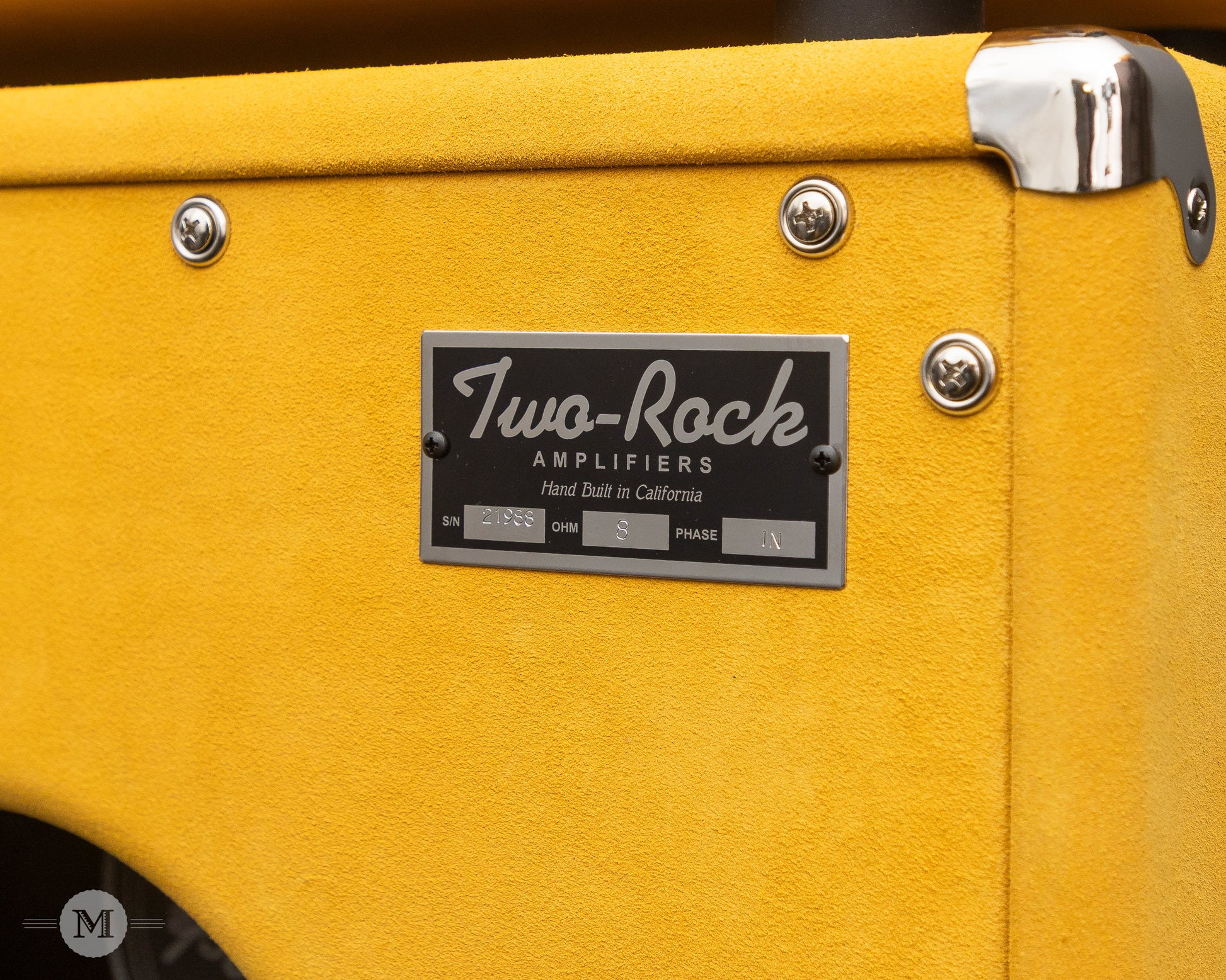 Two-Rock Amplifiers - TS1 100/50 Watt Head w/ Matching 2x12 Cab- Silver Anodize - Gold Suede - Cane Cloth