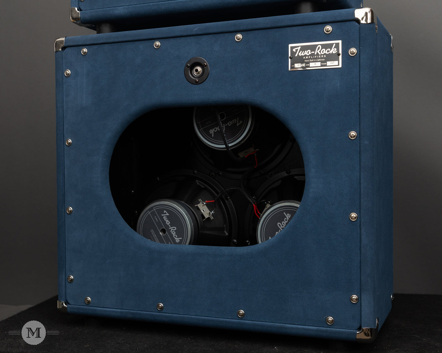 Two-Rock Amplifiers - Traditional Clean 40w Head w/ Matching 3x10 Cab - Black Chassis - Denim Suede w/ Vintage Silver Cloth