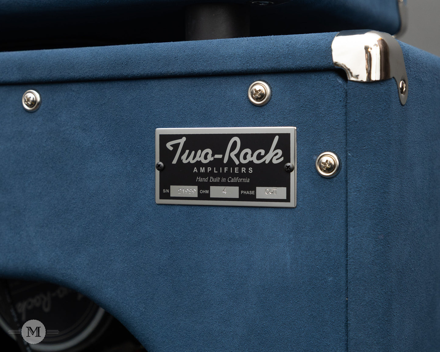 Two-Rock Amplifiers - Traditional Clean 40w Head w/ Matching 3x10 Cab - Black Chassis - Denim Suede w/ Vintage Silver Cloth