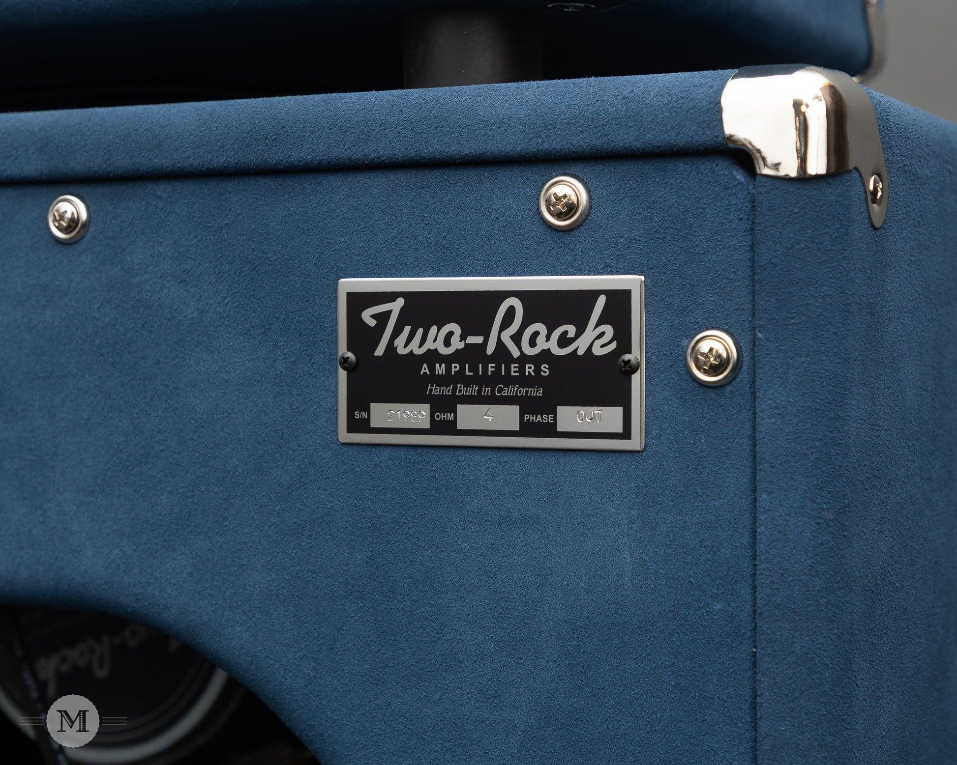 Two-Rock Amplifiers - Traditional Clean 40w Head w/ Matching 3x10 Cab - Black Chassis - Denim Suede w/ Vintage Silver Cloth