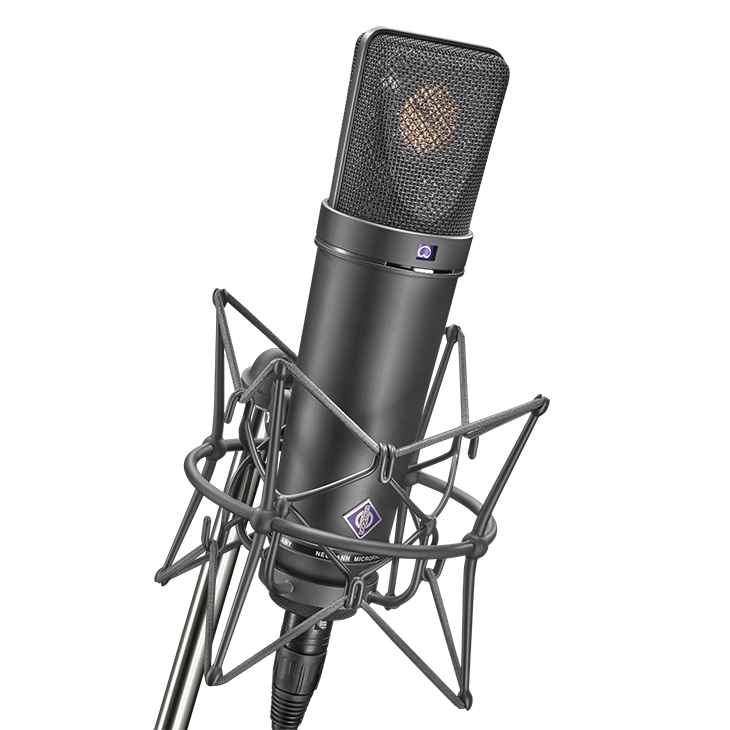 Neumann U87 AI Studio Set Inc. Shock Mount (Black)