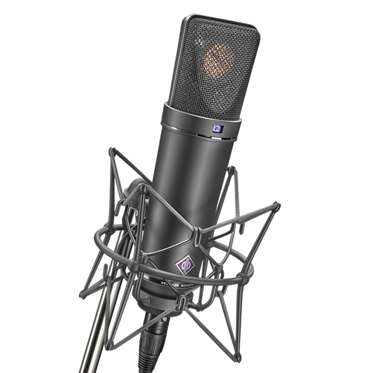 Neumann U87 AI Studio Set Inc. Shock Mount (Black)
