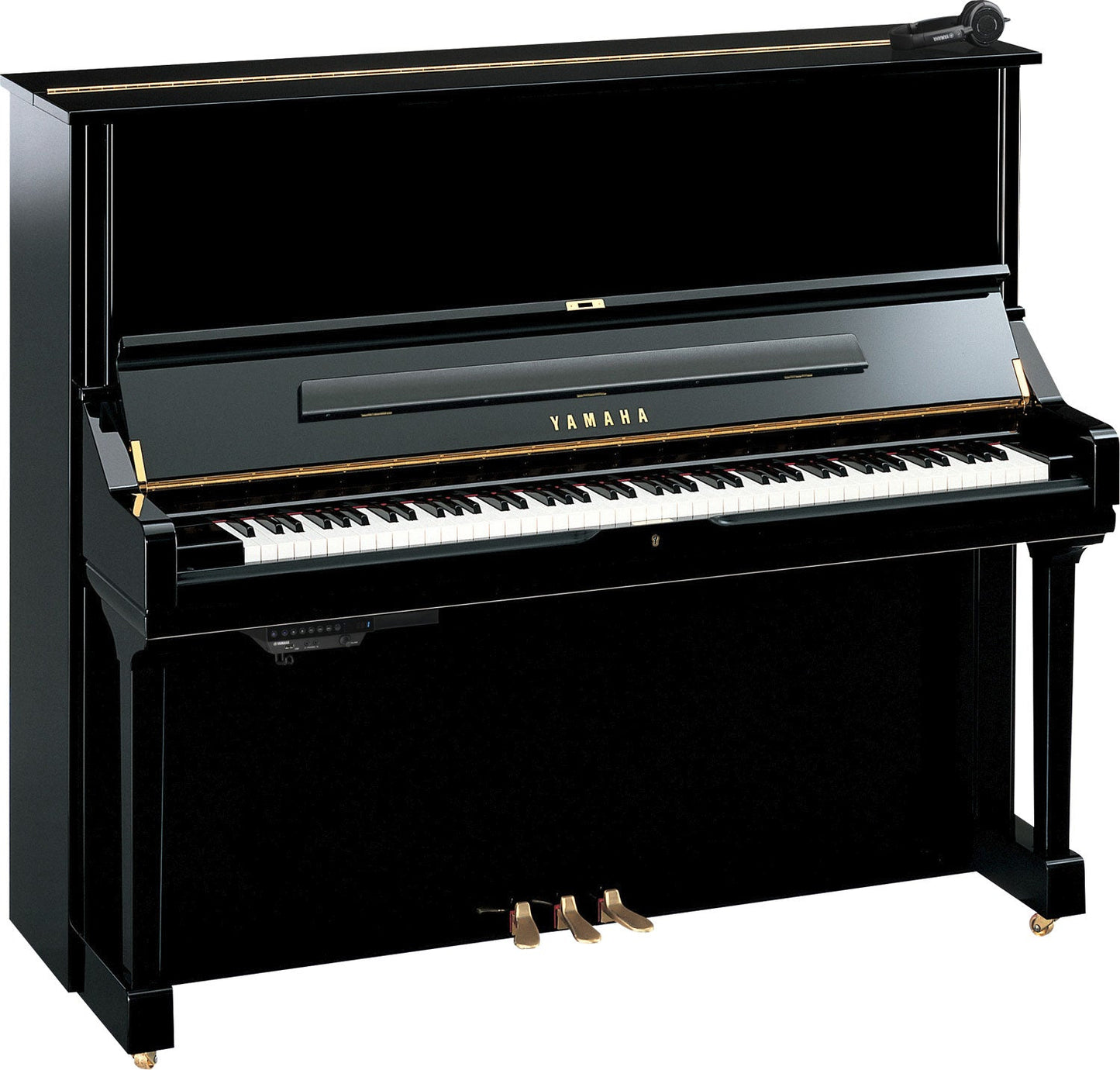 Yamaha U3SH3 PE (Polished Ebony) Silent series 52" Professional Upright