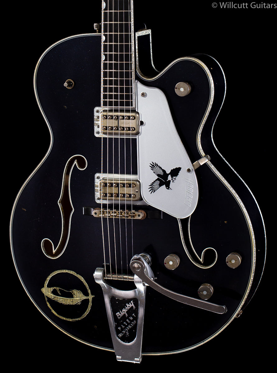 Gretsch G6136T-CSTRR Custom Shop Rich Robinson "Magpie" Bigsby® Ravens's Breast Blue Relic (801)