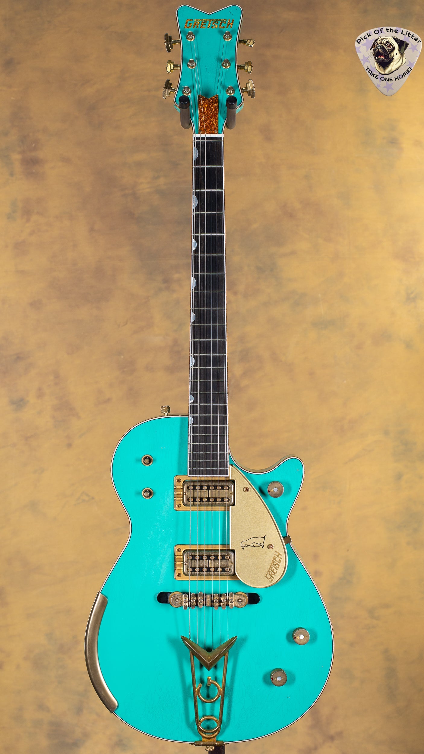 2022 Gretsch Custom Shop Masterbuilt Stephen Stern Penguin Seafoam Green Relic