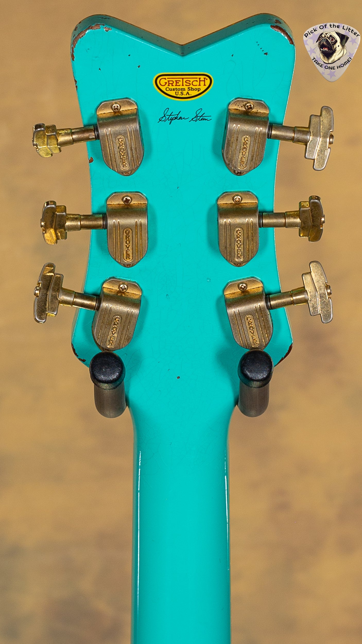 2022 Gretsch Custom Shop Masterbuilt Stephen Stern Penguin Seafoam Green Relic