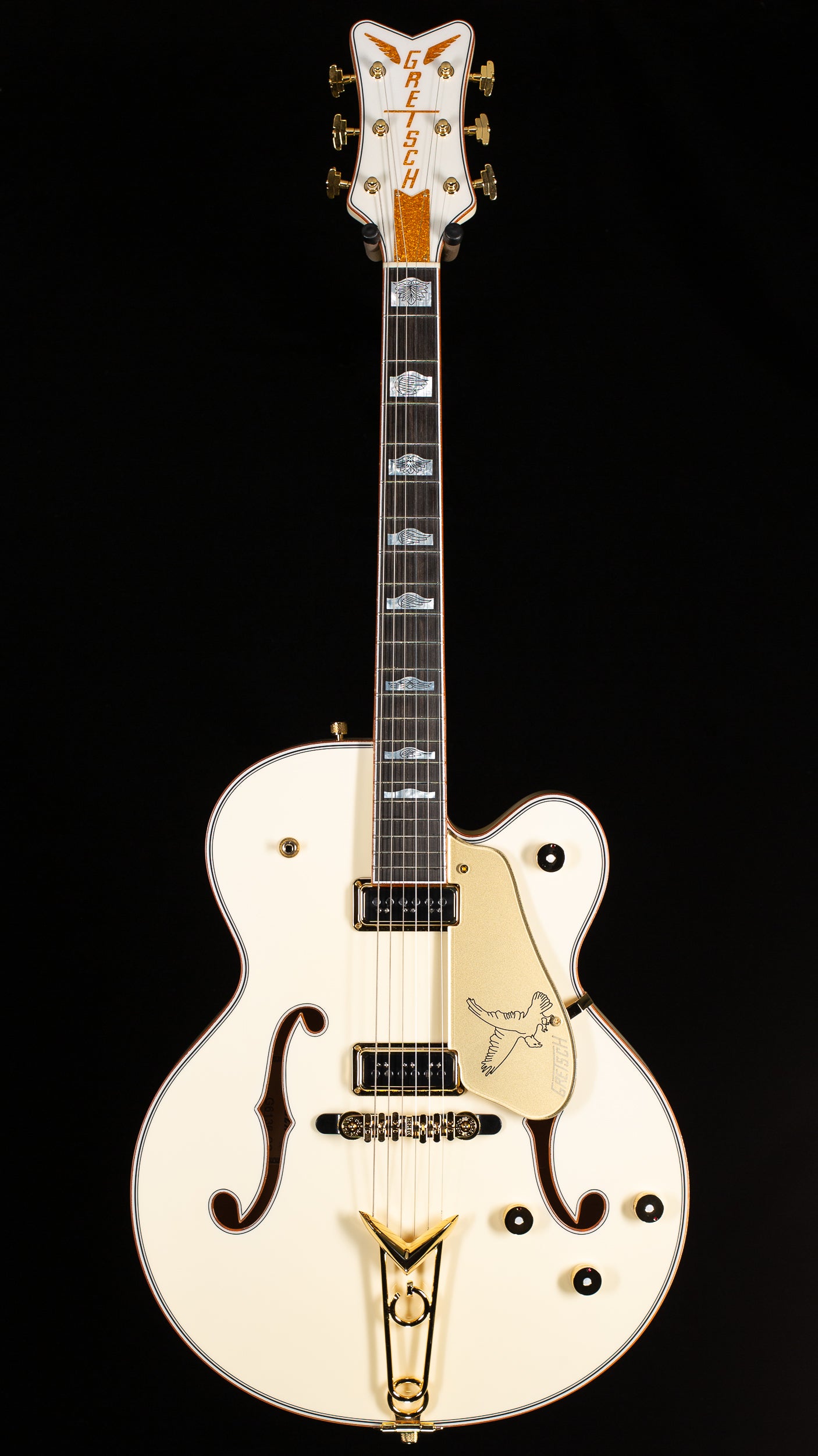 Gretsch Custom Shop Masterbuilt G6136-55 Falcon Vintage White DEMO (917)