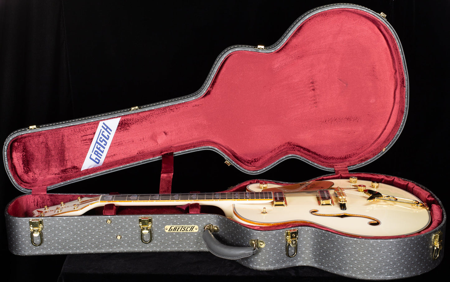 Gretsch Custom Shop Masterbuilt G6136-55 Falcon Vintage White DEMO (917)