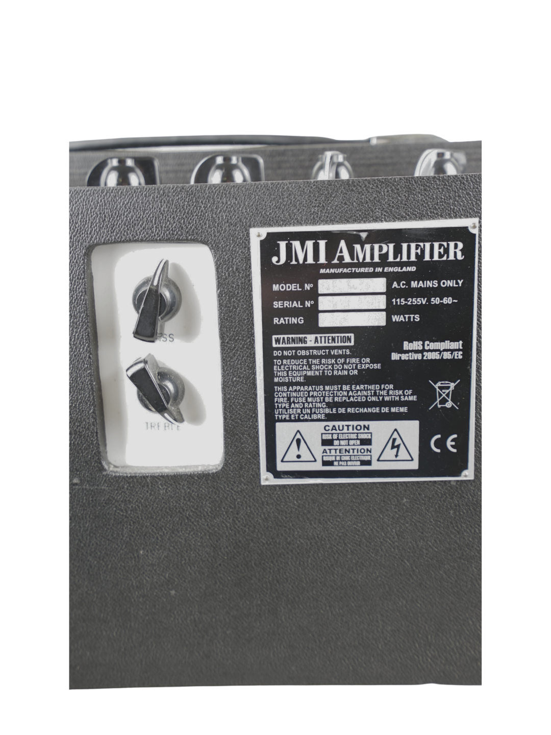 SOLD - JMI-30 Shadows Anniversary Tour Signed Amplifier - UK 2009
