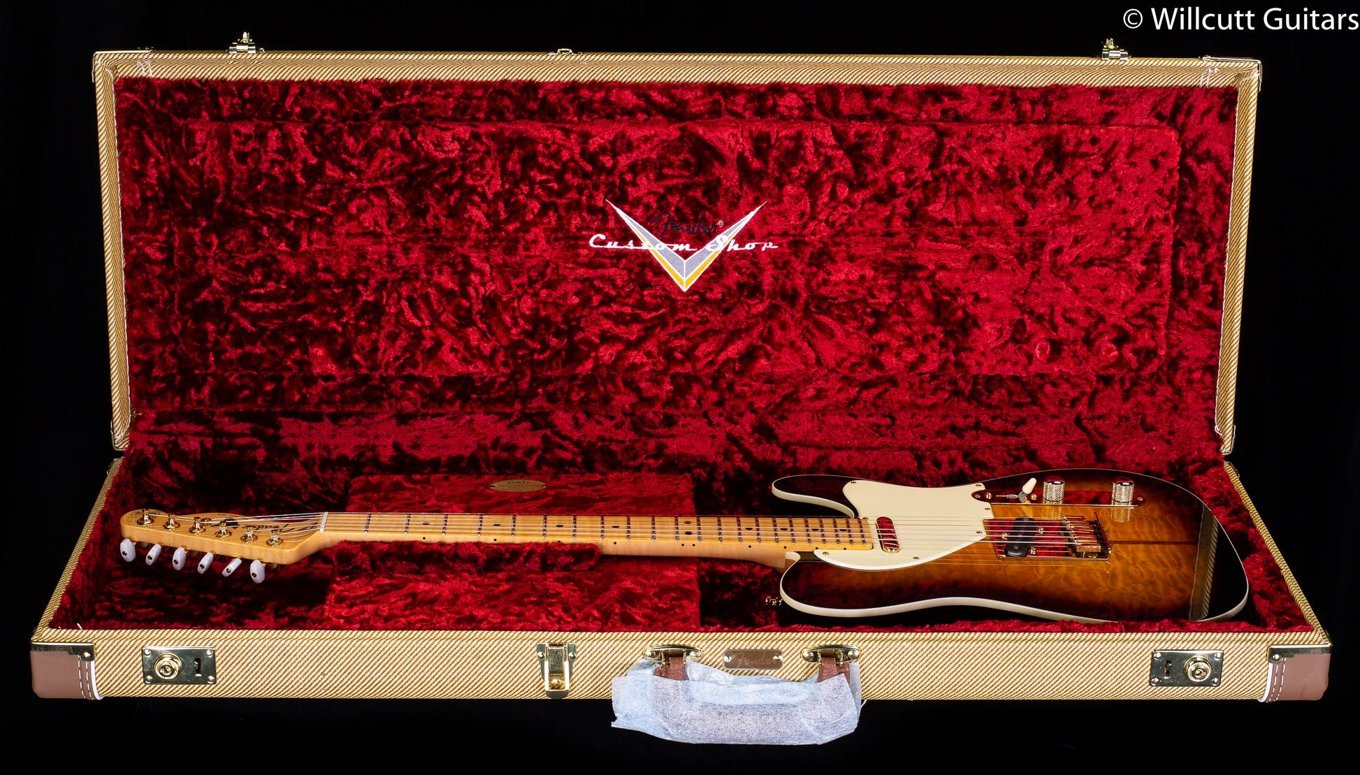 Fender Custom Shop Merle Haggard Telecaster Maple Fingerboard 2-Color Sunburst (084)