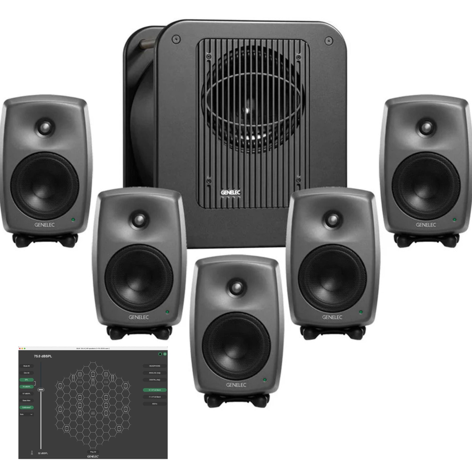 Genelec 8330 5.1 Surround Sound System with 7360APM Subwoofer