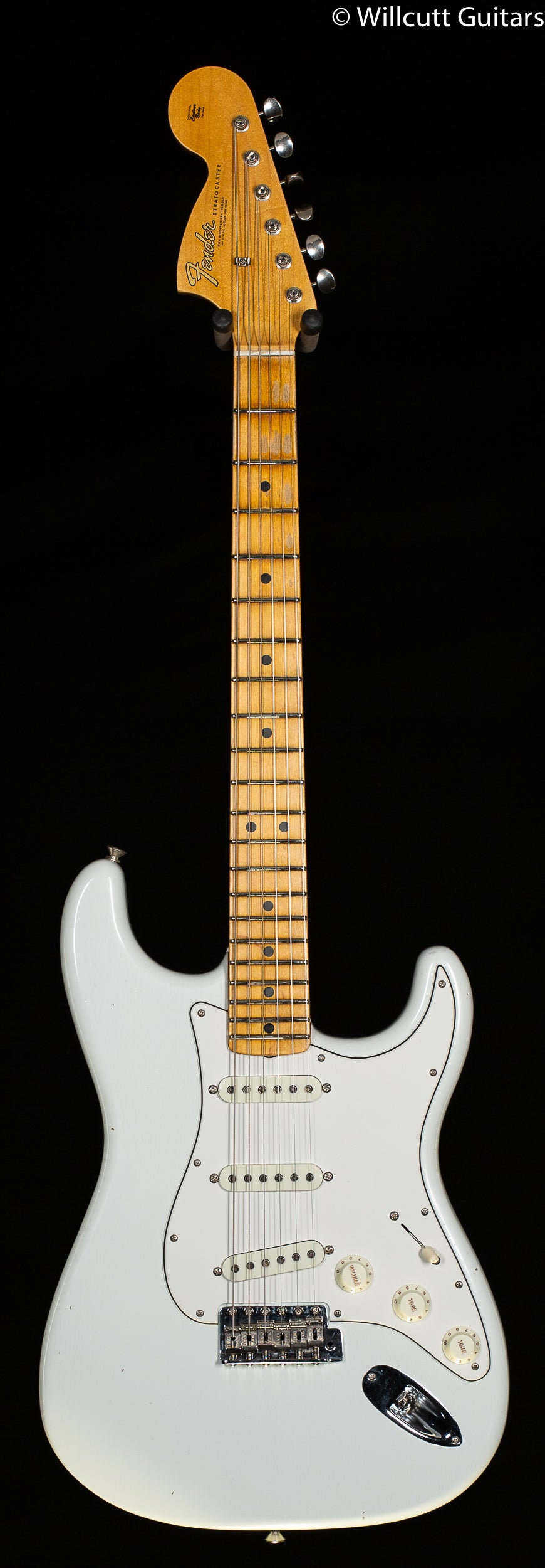 Fender Custom Shop Jimi Hendrix Voodoo Child Signature Stratocaster Journeyman Relic Olympic White