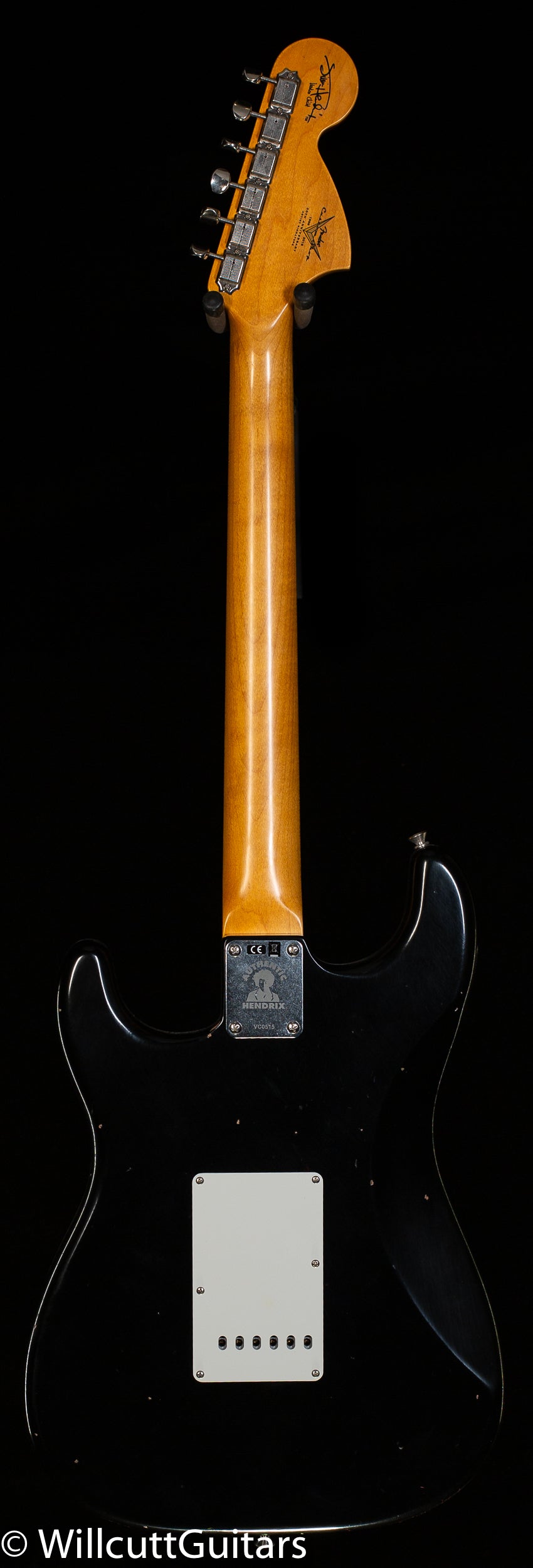 Fender Custom Shop Jimi Hendrix Voodoo Child Signature Stratocaster® Journeyman Relic®, Maple Fingerboard, Black