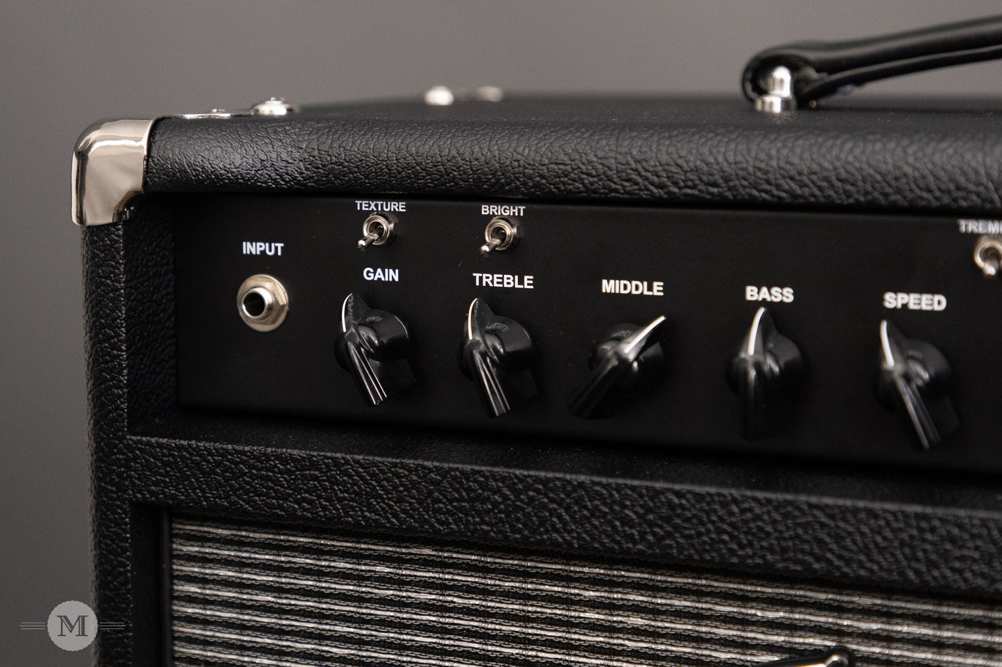 Two-Rock Amplifiers - Vintage Deluxe 40 Watt 1x12 Combo - Black Chassis - Black Bronco w/Vintage Silver Cloth