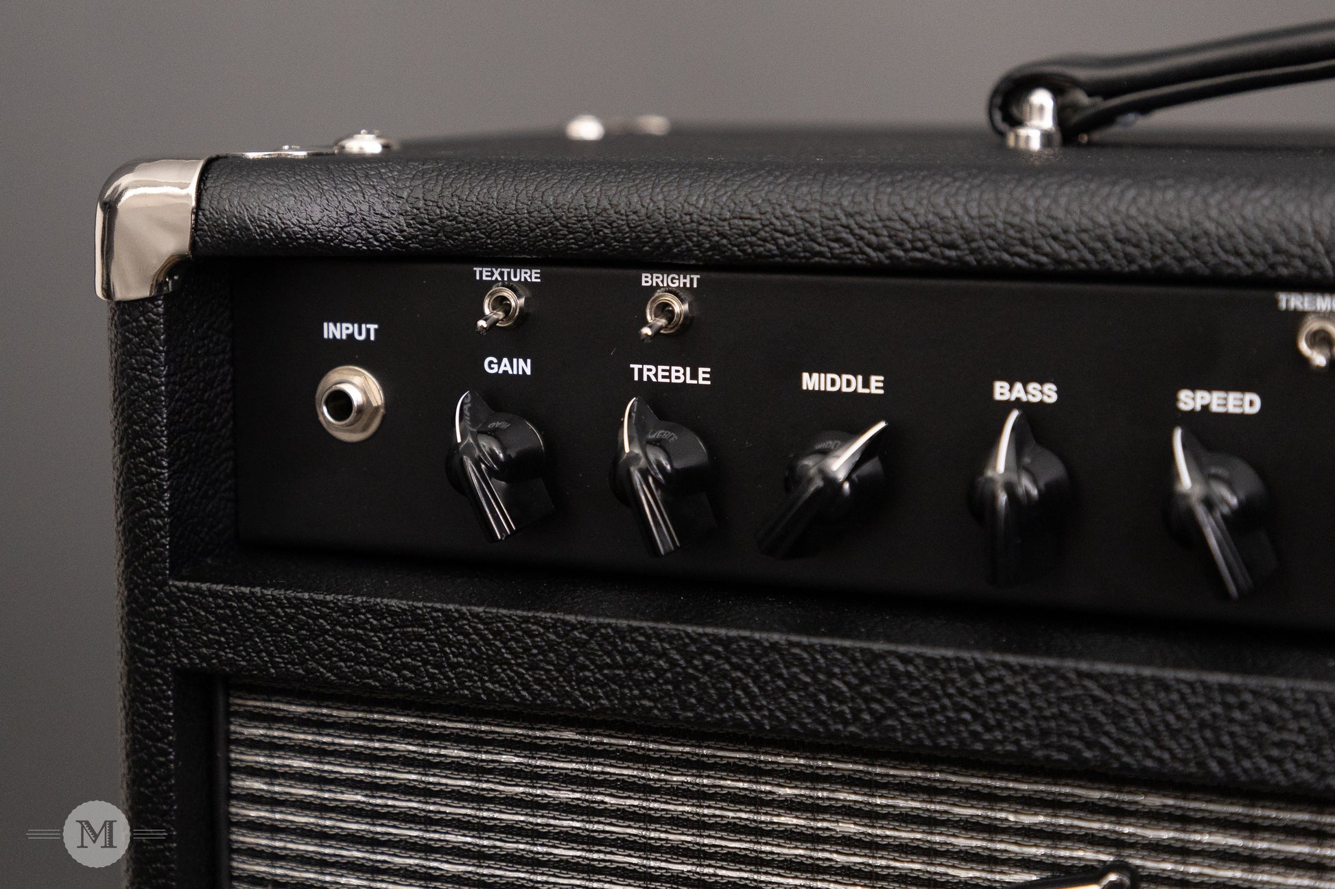 Two-Rock Amplifiers - Vintage Deluxe 40 Watt 1x12 Combo - Black Chassis - Black Bronco w/Vintage Silver Cloth