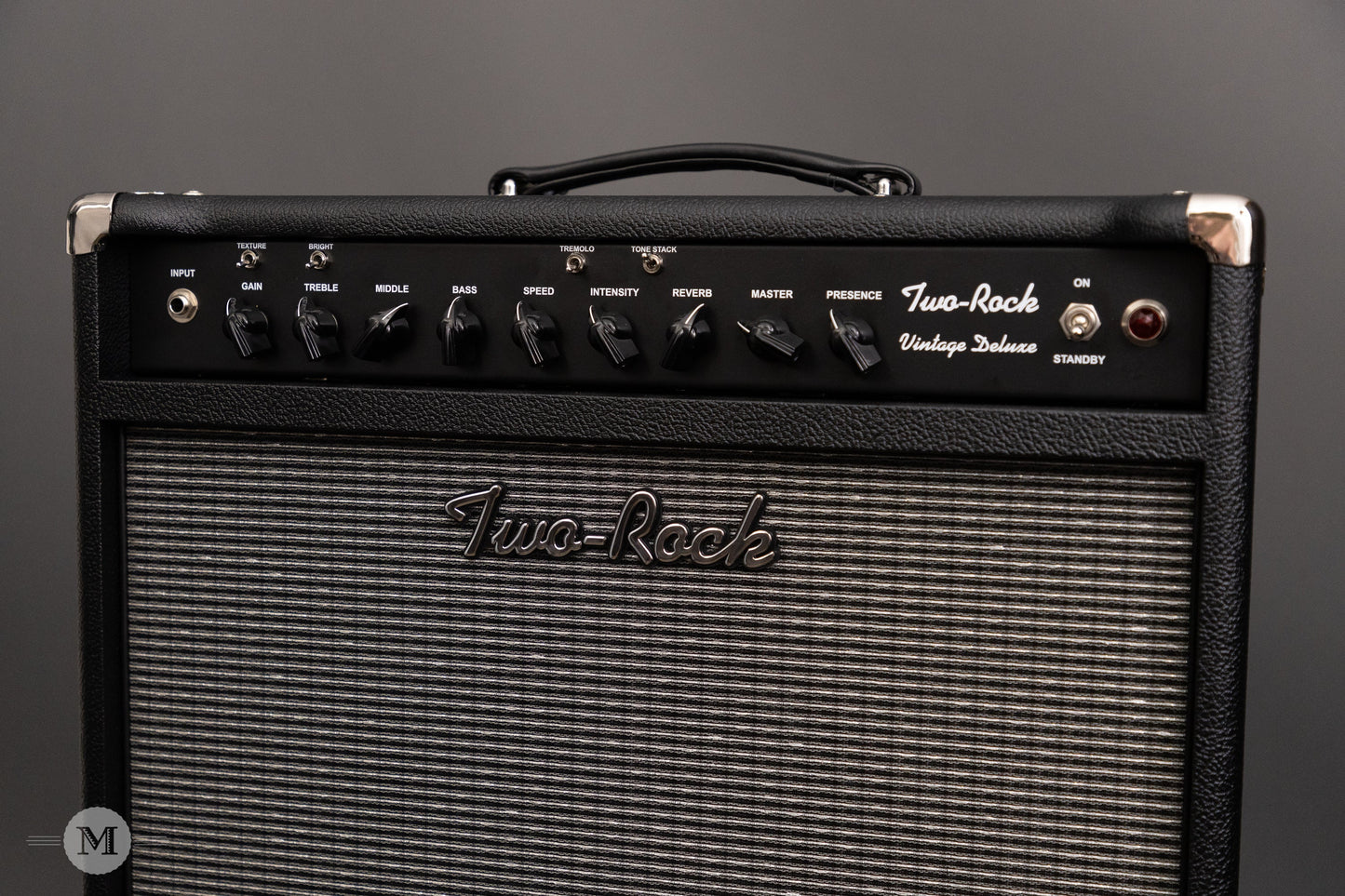 Two-Rock Amplifiers - Vintage Deluxe 40 Watt 1x12 Combo - Black Chassis - Black Bronco w/Vintage Silver Cloth