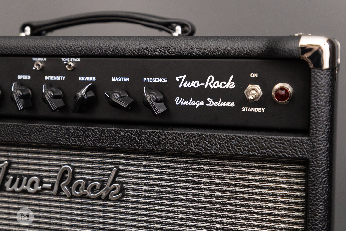 Two-Rock Amplifiers - Vintage Deluxe 40 Watt 1x12 Combo - Black Chassis - Black Bronco w/Vintage Silver Cloth