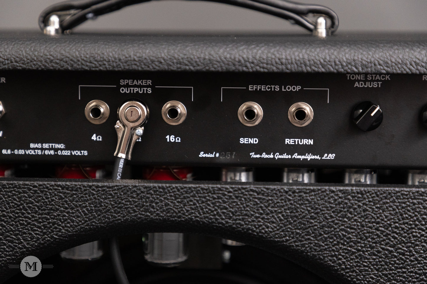 Two-Rock Amplifiers - Vintage Deluxe 40 Watt 1x12 Combo - Black Chassis - Black Bronco w/Vintage Silver Cloth